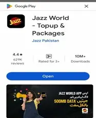 choose the Jazz Cash